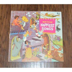 Walt Disney's Happiest Songs 1967 DL-3509 LP Vinyl Disneyland Record READ